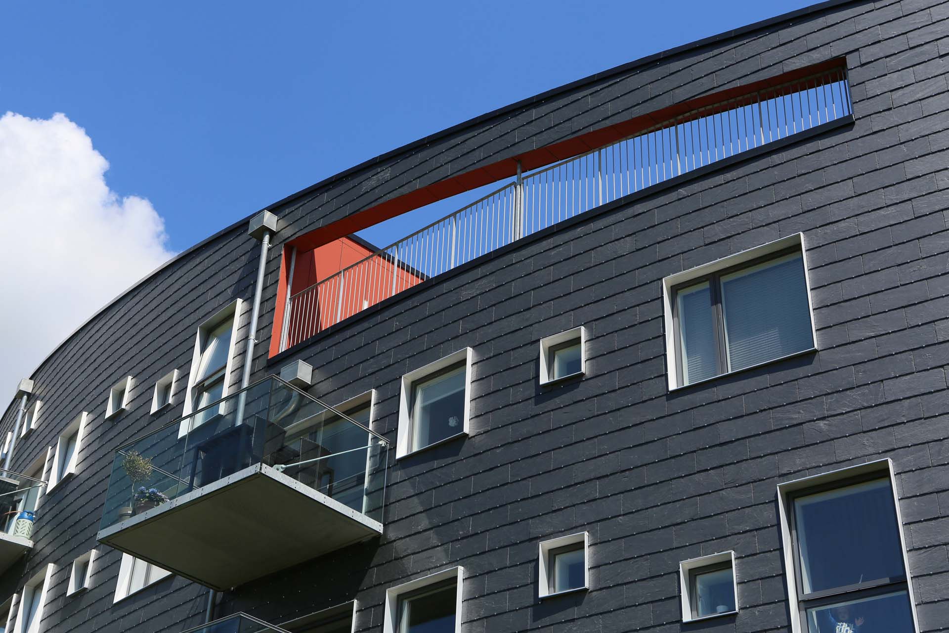 Сланцевая плитка Rathscheck прямоугольная кладка, 40х25, ≥30°