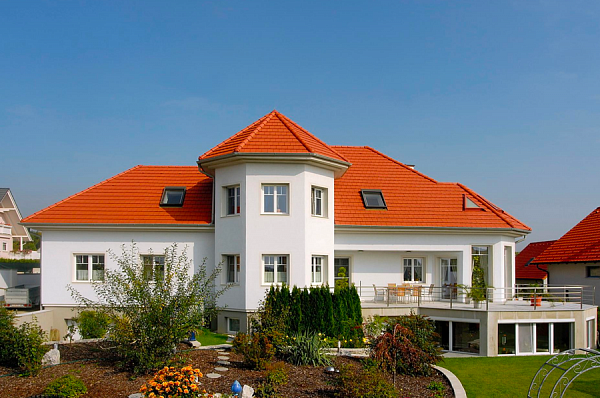 Керамическая черепица Tondach Figaro, Натуральный красный