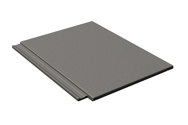 Цементно-песчаная черепица рядовая, Эво, Графит, Braas