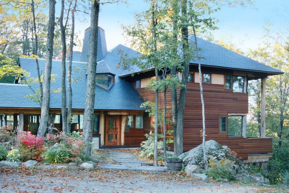 Сланцевая кровля Vermont, неизменный черный