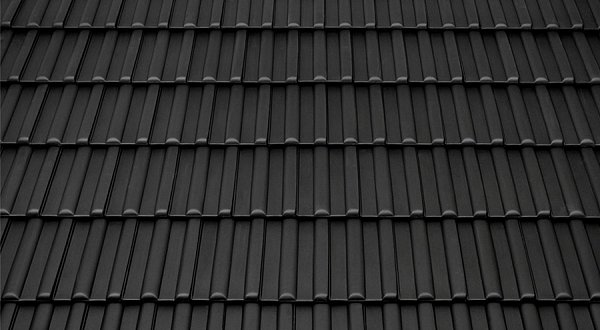 Керамическая черепица Tondach Wiener Norma, Черный антрацит