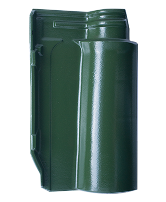 Керамическая черепица Margon Roman n, 266x157, Glazed Azores Green
