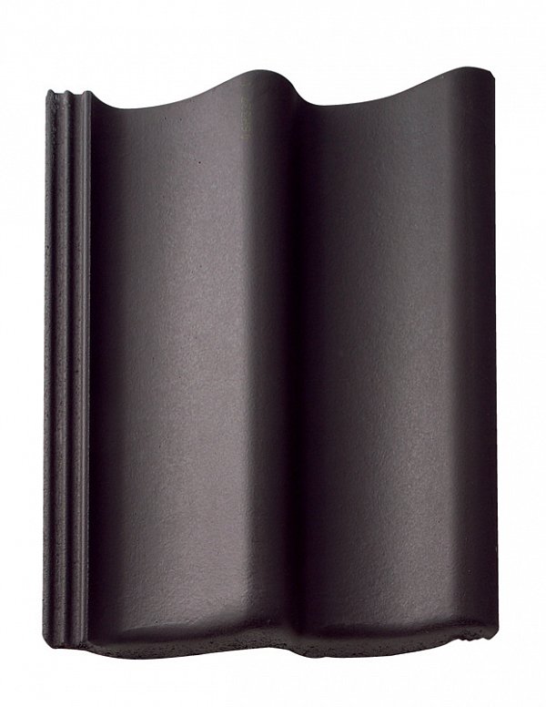 Цементно-песчаная черепица рядовая, Doppel-S, Гранит, Braas