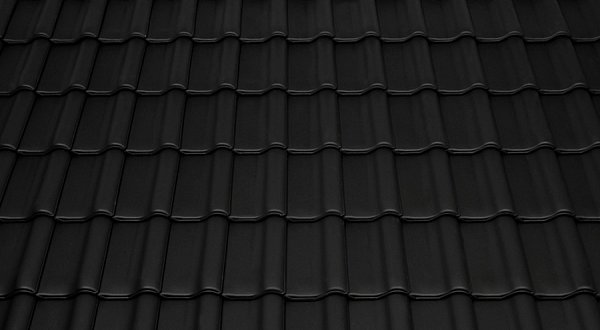 Керамическая черепица Tondach Sulm Verschiebeziegel, Неро