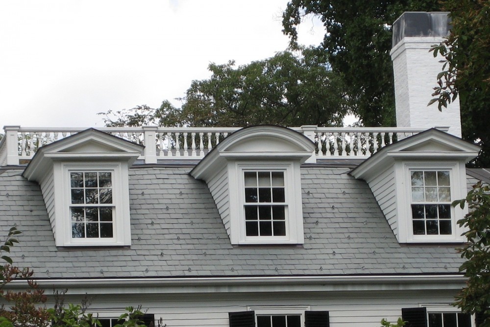 Сланцевая кровля Vermont, неизменный серый