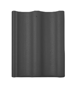 Цементно-песчаная черепица рядовая, Протектор, Графит, Braas