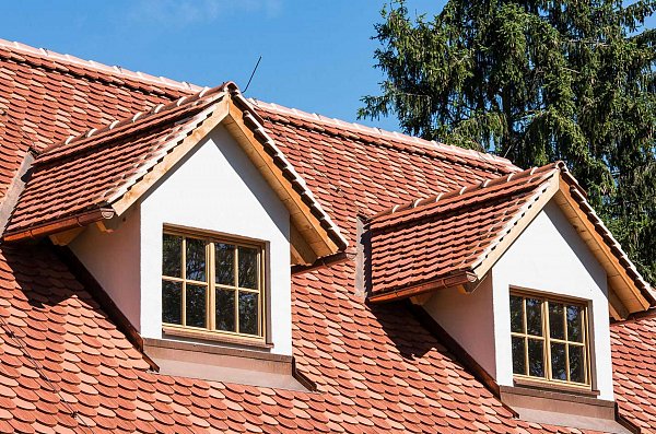 Керамическая черепица Tondach Altstadtpaket Biber, Натуральный красный