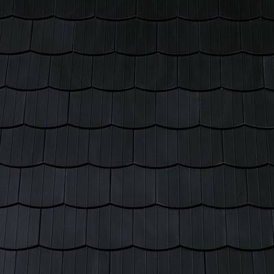 Керамическая черепица Creaton Biber Profil+ Sachsischer 15,5x38x1,2, Антрацит