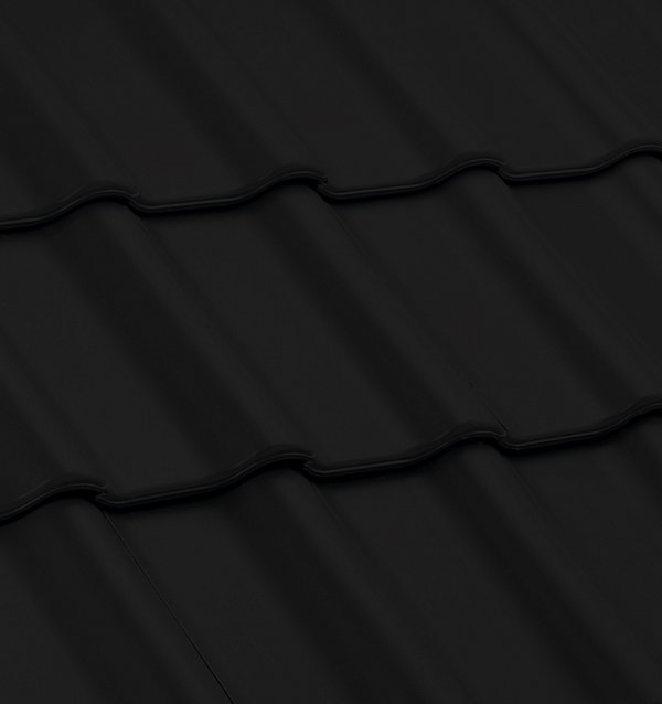 Керамическая черепица Nelskamp F 12, Состаренный черный