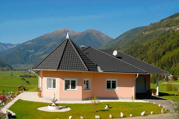 Керамическая черепица Tondach Mulde, Черный антрацит