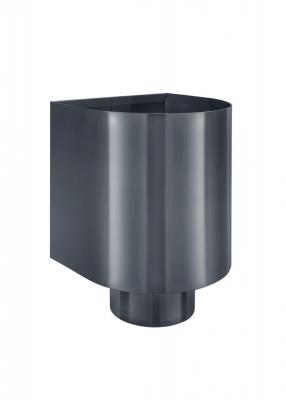 Контейнер полукруглый без притока для воды ALUMAX