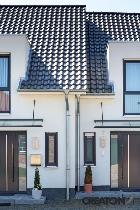 Керамическая черепица Creaton Premion, Nuance, цвет Черный матовый