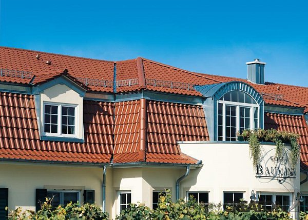 Керамическая черепица Creaton Premion, Nuance, цвет Медно-красный