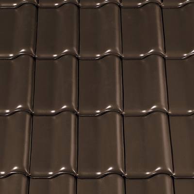 Керамическая черепица Creaton MZ3 NEU, Темно-коричневый