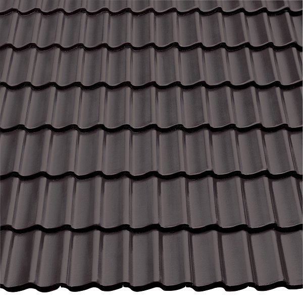 Цементно-песчаная черепица рядовая, Doppel-S, Гранит, Braas