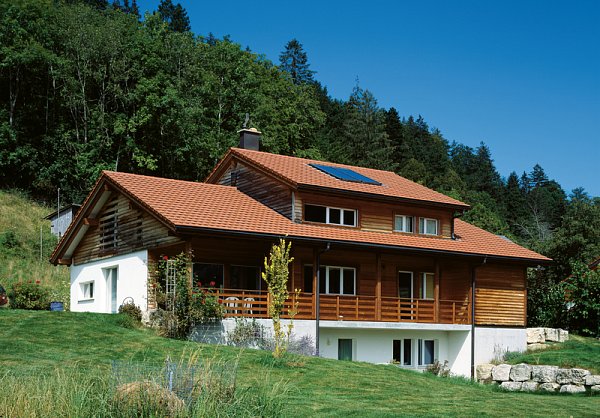 Керамическая черепица Creaton Optima, цвет Натуральный красный