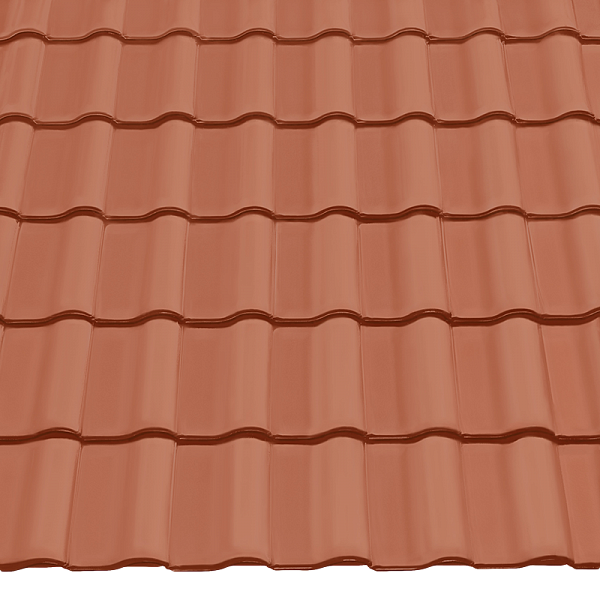 Керамическая черепица Braas Heisterholzer Rubin 11V, Naturrot
