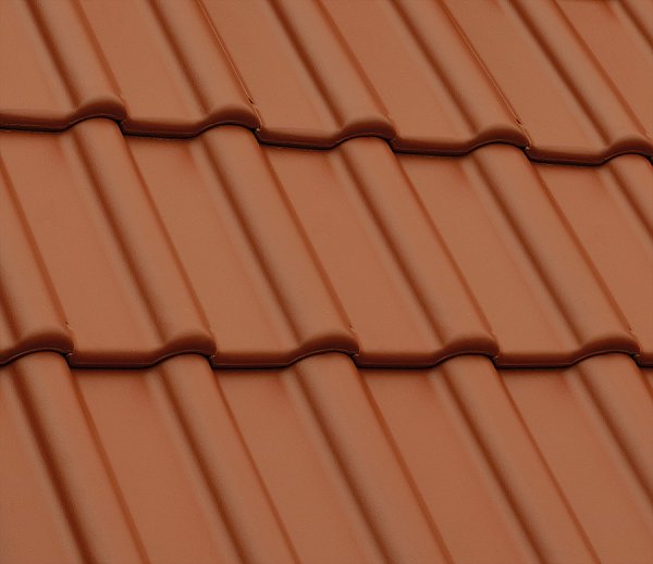 Керамическая черепица Nelskamp F 10, Натуральный красный