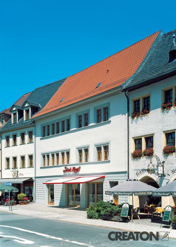 Керамическая черепица Creaton Viva, цвет Натуральный красный