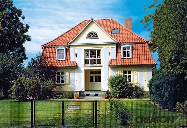 Керамическая черепица Creaton Sinfonie, цвет Натуральный красный