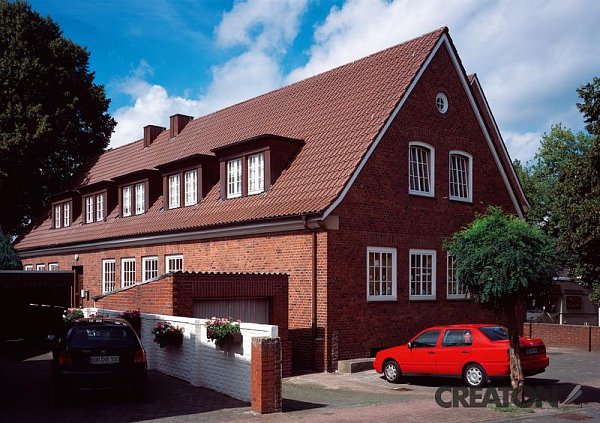 Керамическая черепица Creaton Premion, Nuance, цвет Коричневый