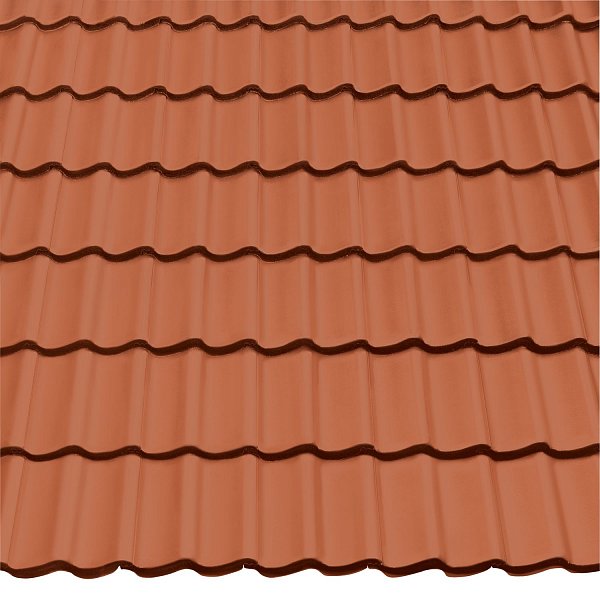 Цементно-песчаная черепица рядовая, Doppel-S, Классический красный, Braas