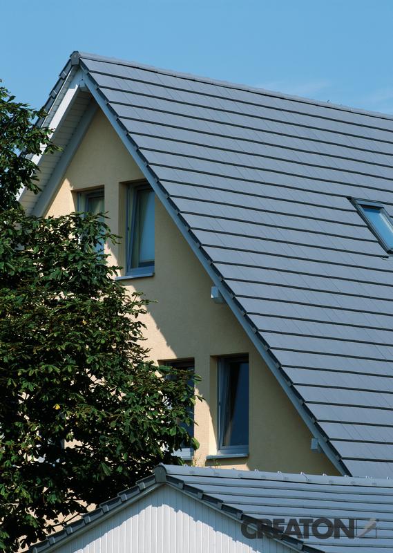 Керамическая черепица Creaton Domino Nuance, цвет Серый