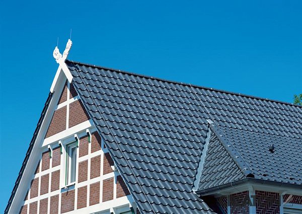 Керамическая черепица Creaton Premio, Nuance, цвет Сланцевый