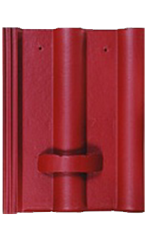 Снегозадерживающа черепица, ФП, Бордовый, Забудова