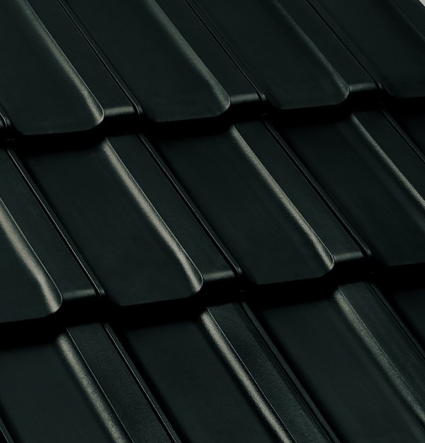 Керамическая черепица Nelskamp R 10, Состаренный черный