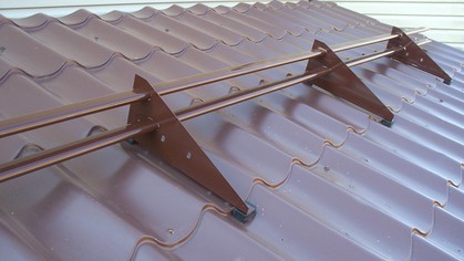 СНЕГОЗАДЕРЖАТЕЛЬ PREMIUM ДЛЯ МЕТАЛЛОЧЕРЕПИЦЫ ДЛИНА 3 М