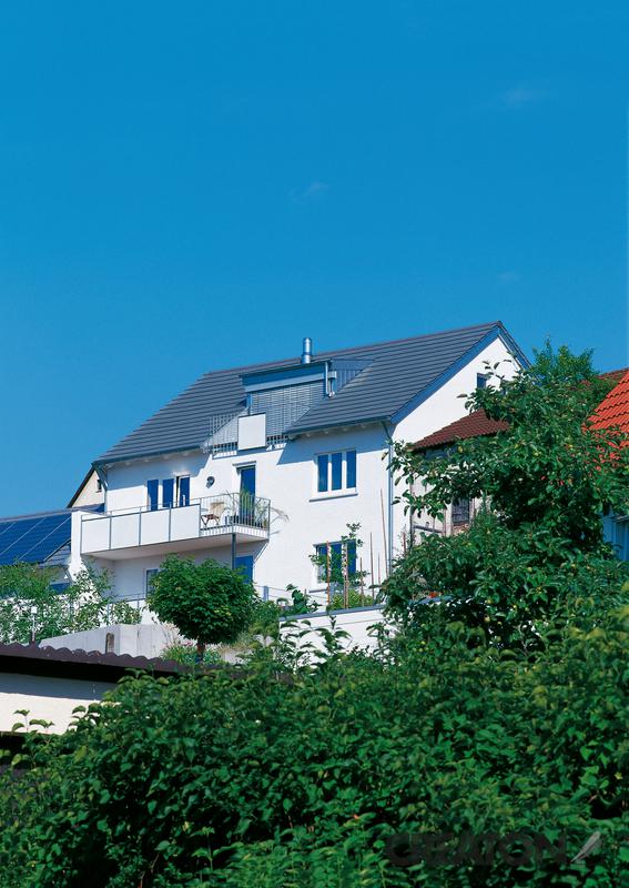 Керамическая черепица Creaton Domino Nuance, цвет Серый