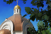 Медная гибкая черепица на церкви