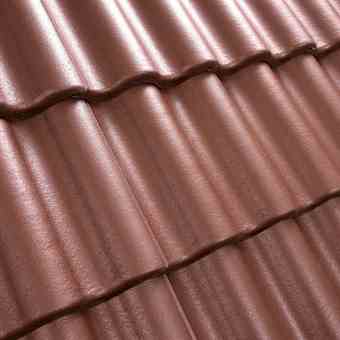 Цементно-песчаная черепица рядовая, Palema Brilliant, Медь Benders