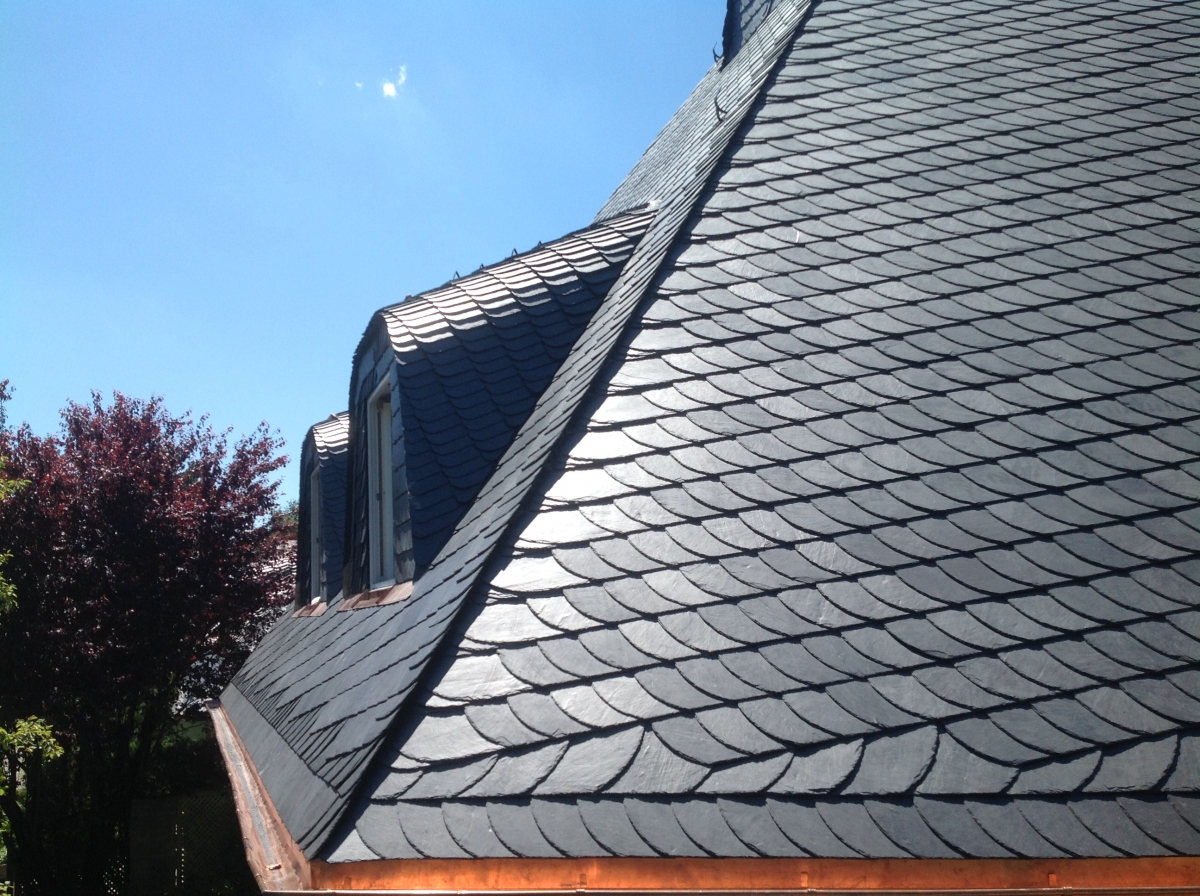 Сланцевая плитка Rathscheck чешуйчатая кладка, 40х30, ≥25°