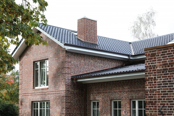 Керамическая черепица Creaton MZ3 NEU, Черный матовый