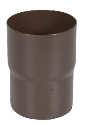 Соединитель трубы, сталь, d-90 мм, коричневый, Aquasystem