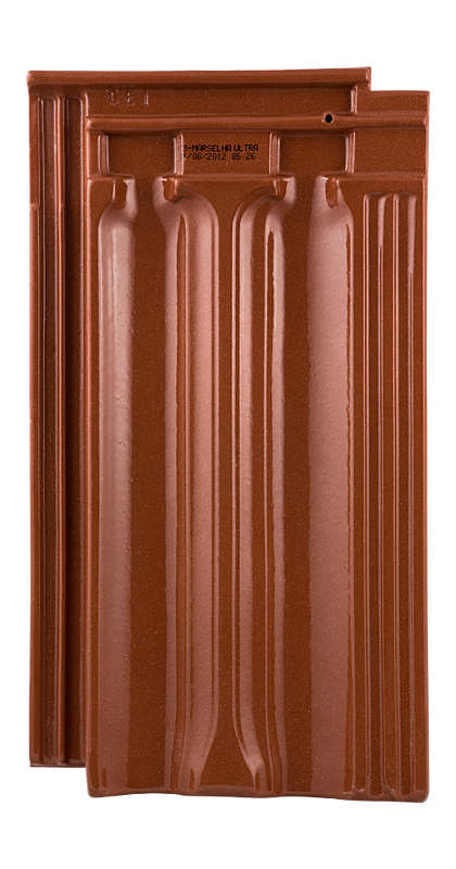 Керамическая черепица Margon Marseille, Glazed Natural Red