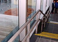 Penrhyn Heather Grey Flame Textured Flooring, Treads and Risers