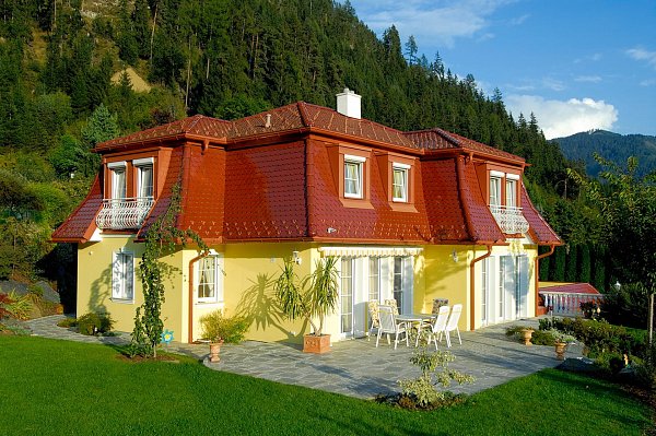 Керамическая черепица Tondach Biber Amadeus, Натуральный красный