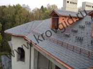 Сланцевая кровля Частный дом