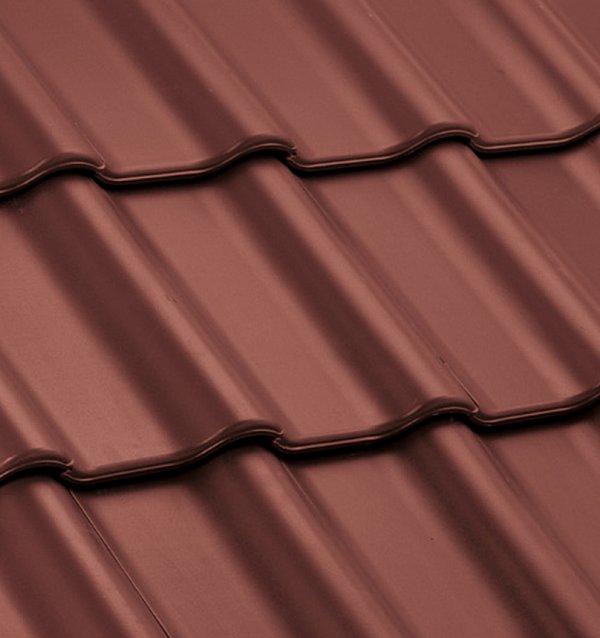 Керамическая черепица Nelskamp F 12, Бордовый