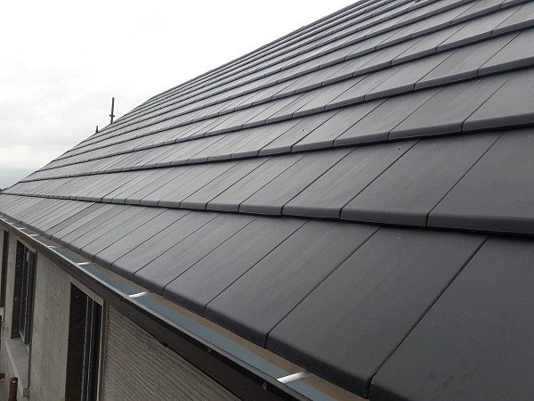 Керамическая черепица Borja TECH Flat 10, Graphit, Tejas Borja