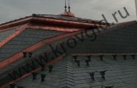 Сланцевая кровля - Элементы безопасности