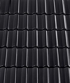 Керамическая черепица Creaton Maxima Finesse, цвет Черная глазурь