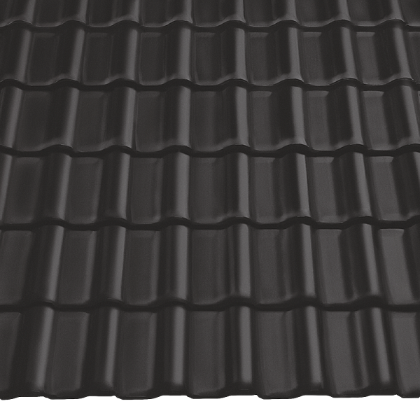 Керамическая черепица Braas Heisterholzer Rubin 11V, Graphitgrau