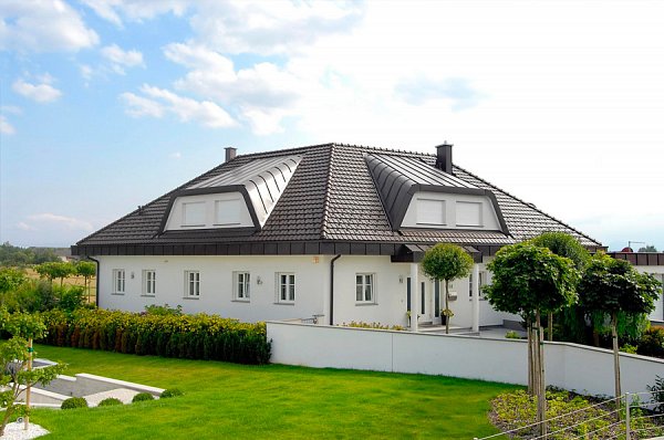 Керамическая черепица Tondach Mulde, Темно-коричневый