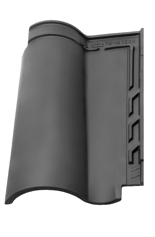Керамическая черепица Borja TECH TB 10, Graphite, Tejas Borja