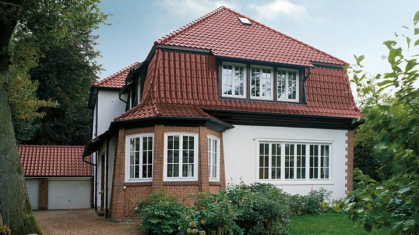 Керамическая черепица Braas Heisterholzer Rubin 11V, Rotbuche