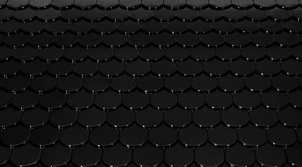 Керамическая черепица Tondach Biber Amadeus, Черный